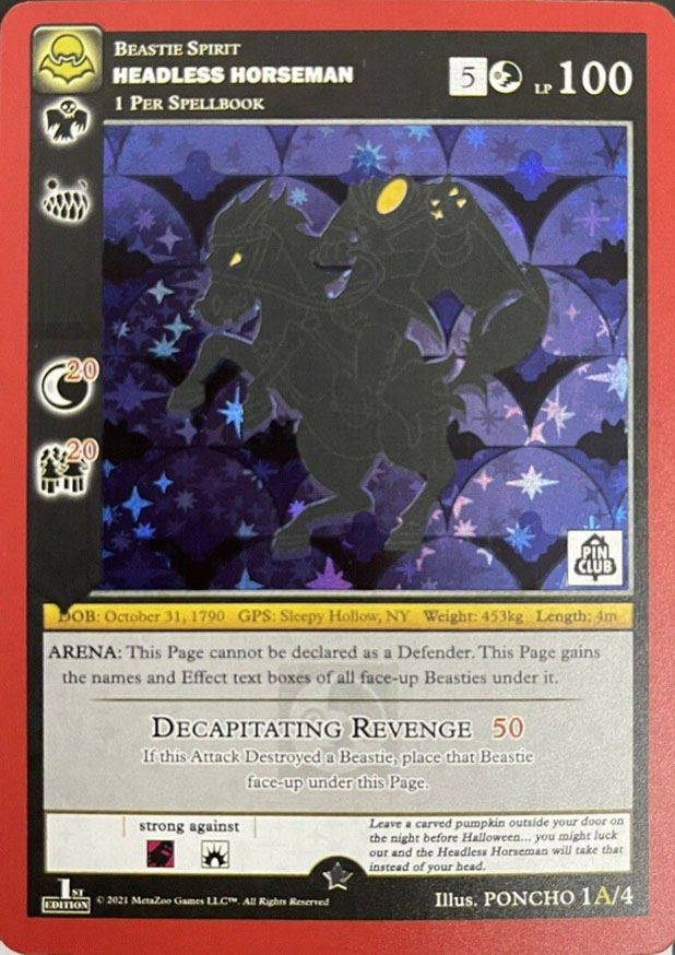 1A-4 Headless Horseman Alt Art