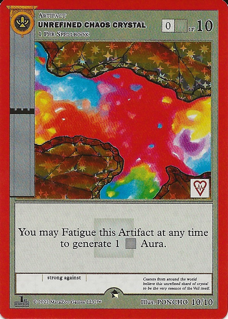 Unrefined Chaos Crystal - Revive - 10/10 - PONCHO